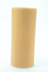 6 Inches Wide x 25 Yard Tulle, Old Gold (1 Spool) SALE ITEM